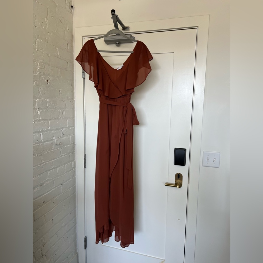 Katya Ruffle Maxi Dress from Baltic Born. Size Small. Worn once.